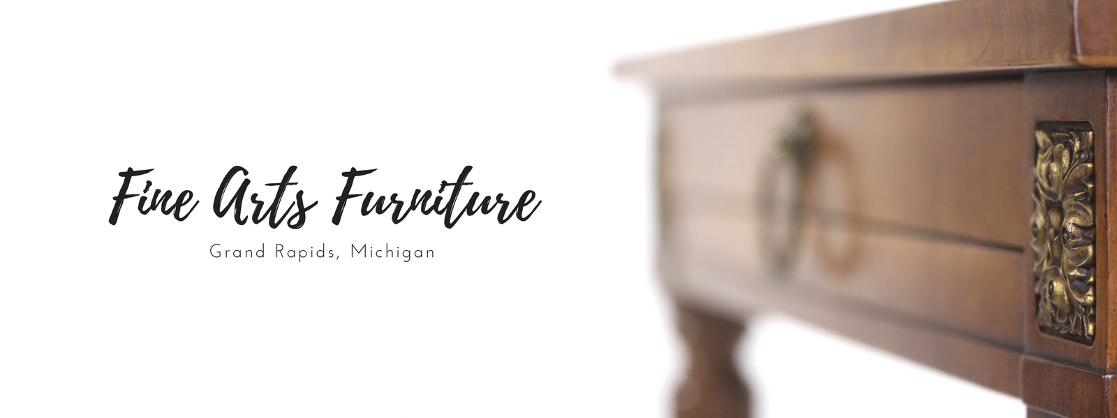 Pair of Fine Arts Furniture End Tables or Night Stands from Grand Rapids Michigan with Antiqued Maple Finish