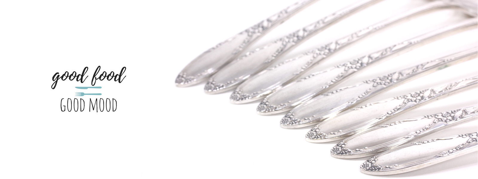 Collection of vintage and antique flatware and silverware