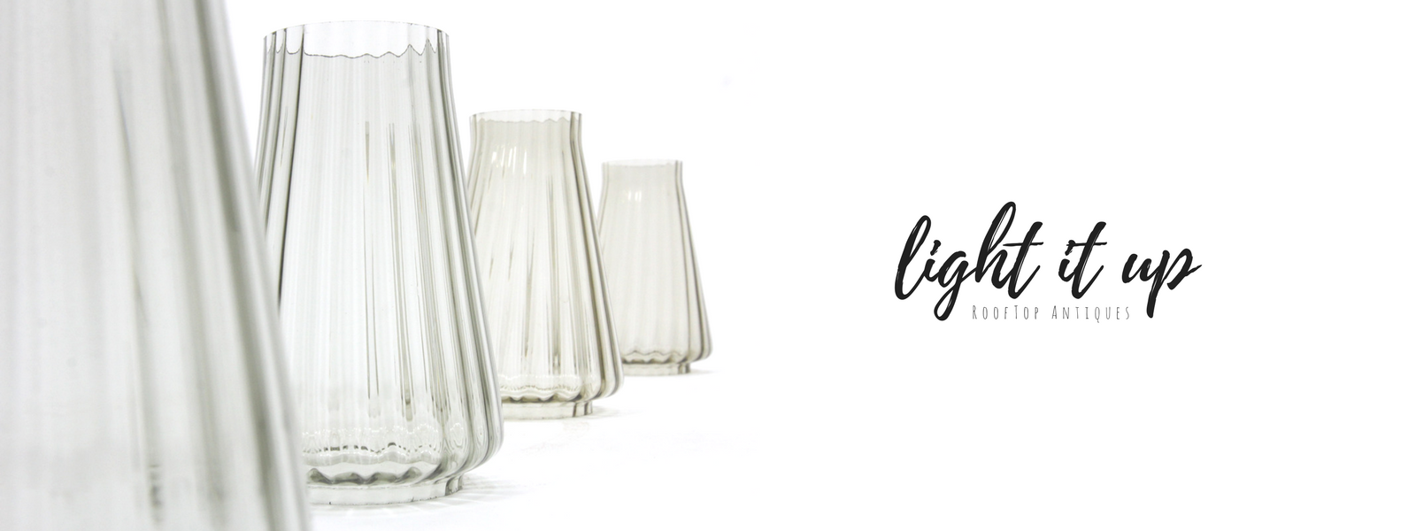 Vintage Set of 4 Chandelier or Wall Sconce Glass Light or Lamp Shades